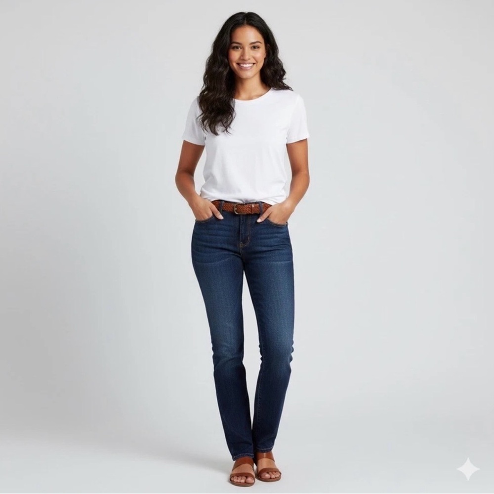 Old Navy Women's Curvy Skinny Dark Blue Skinny Jeans